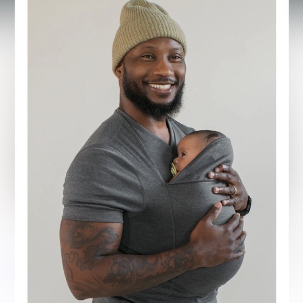 Lalabu dad shirt wearing baby